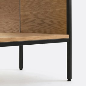Vinylmeubel in eik en metaal L48 cm, Volga