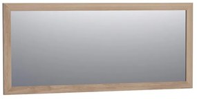 Saniclass Massief Eiken Spiegel - 160x70cm - zonder verlichting - rechthoek - Smoked oak 30096SOG