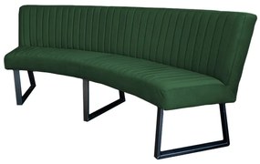 Eetkamerbank - Hengelo - geschikt voor ovale tafel 240 cm - stof Element groen 12