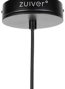 Zuiver Belle S Black Ronde Design Hanglamp Touw 65 Cm Zwart
