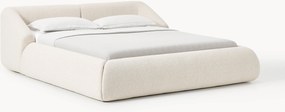 Gestoffeerd bouclé bed Sofia