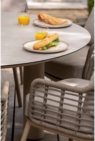 Taste by 4 Seasons Puglia lage tuinset 6-delig - Donato tuintafel Ø160x69 cm