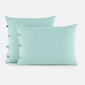 Effen kussensloop te strikken in katoen , Scenario