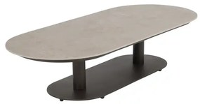 4 Seasons Outdoor Boaz loungetafel terre met ovaal blad 150 x 60 cm (H 35 cm) Loungetafel   beige weerbestendig