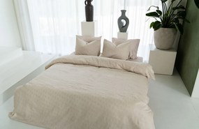 Kayori Koko Dekbedovertrek Taupe – Bij Swiss Sense