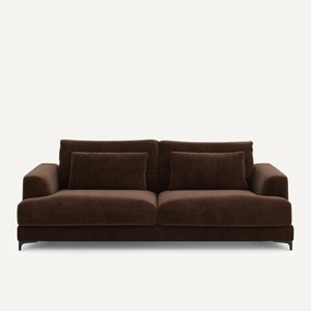 4-zits slaapbank fluweel chenille, Marsile