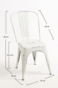 Set 4 Torix Vintage Stoelen