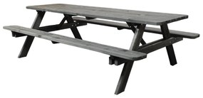 Picknicktafel Deluxe 240 x 70 cm - Zwart