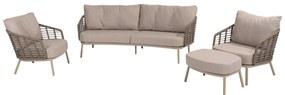 Taste by 4 Seasons Puglia loungeset latte Loungeset   taupe weerbestendig