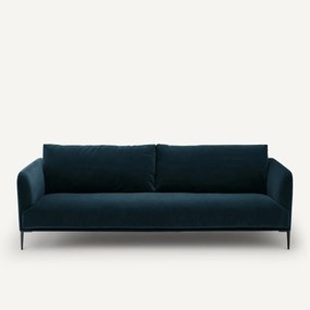 3- of 4-zits fluwelen bank, OSCAR, ontwerp Emmanuel Gallina