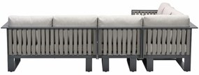 Garden Impressions Gabon hoek loungeset 4-delig taupe