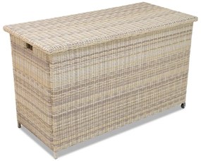 Kunststof rotan tuinbox voor kussens Toledo 945l beige Garden Point