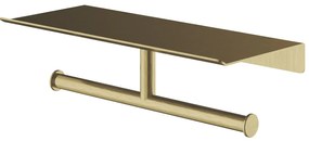 Hotbath &More dubbele rolhouder voor planchet messing geborsteld PVD