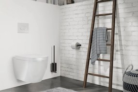 ZACK Carvo Toiletborstel Wand ø 8,9x12,2x50,1cm zwart