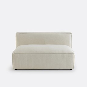 Element voor modulaire bank, 2-zit, in badstof, Seven