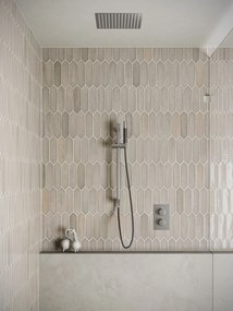 Saniclear Cube Pro inbouw regendouche met inbouw douchekop 30x30cm, glijstang en staafhanddouche RVS