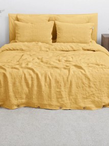 Linnen dekbedovertrekset Butter, 2-delig