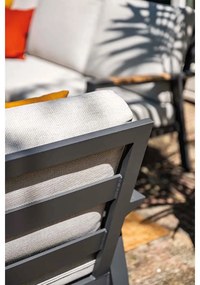 Garden Impressions Lissabon lounge dining set 4-delig stoel-bank - valley sand