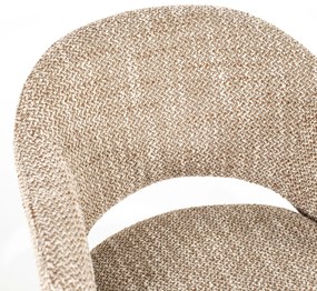 By-Boo Story Wit-frame Eetkamerstoel Bruin