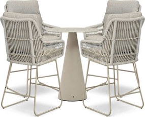 Barset 4 personen 808 cm Rope Zand/Beige Lifestyle Garden Furniture Vicente/Serino