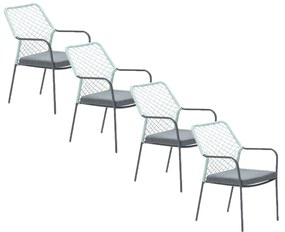 Garden Impressions Ross tuinstoel soft groen - 4 stuks