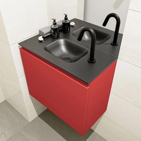 Mondiaz Olan 60cm toiletmeubel fire met wastafel urban midden 1 kraangat