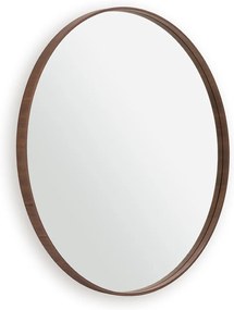 Ronde spiegel fineer notenhoutØ120 cm, Alaria
