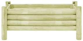 vidaXL Plantenbak verhoogd 100x60x42 cm geïmpregneerd grenenhout