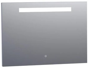 Saniclass Spiegel - 100x70cm - verlichting - aluminium 3888s