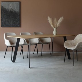 Eettafel Deens Ovaal Eiken