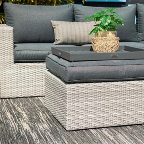 Garden Impressions Bruno loungeset licht grijs incl. lounge stoel