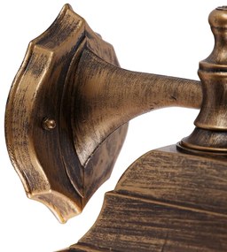 Buiten wandlamp antiek goud IP44 - Capital