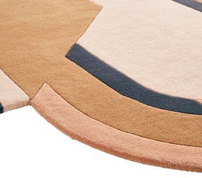Asymmetrisch vloerkleed in wol, Prospera