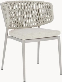 Stapelbare tuinstoelen Isauria met armleuning, 4-delig