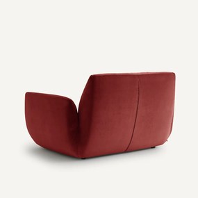 Fauteuil in fluweel, Spogano