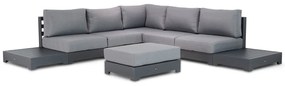 Loungeset 5 personen Aluminium Grijs Santika Furniture Santika Phantom