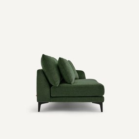 Halve bank, 2zit van polyestermix, MODERNISTE