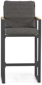 Barstoel Aluminium Grijs-antraciet Lifestyle Garden Furniture Faro