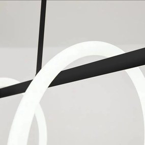 APP857-W Lange zwarte LED wandlamp