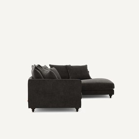 Hoekslaapbank in chenille fluweel, Lazare