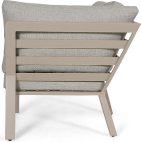 Hoek loungeset 6 personen Aluminium Zand/Beige  Lifestyle Garden Furniture Melone