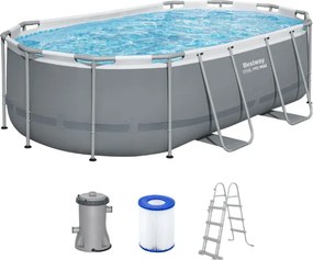 Bestway Steel Pro Max opbouwzwembad - ovaal - L427 x B250 x H100 cm