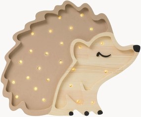 Handgemaakte LED-kinderlamp Hedgehog met timerfunctie en afstandsbediening, dimbaar