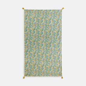 Fouta XL, bloemenprint, badstof voering, HANOI