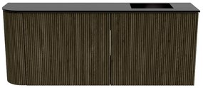 Mondiaz Joya 100cm toiletmeubel ronding links shadow met wastafel faye rechts 1 kraangat urban