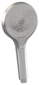 Brauer Brushed Carving thermostatische inbouw regendouche met 3 standen handdouche, rechte muurarm, glijstang en hoofddouche 20cm set 91 RVS geborsteld PVD