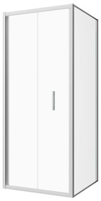 Badstuber Rano douchecabine met vouwdeur 90x100cm chroom