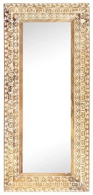 vidaXL Spiegel handgesneden 110x50x2,6 cm massief mangohout
