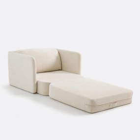 Omvormbare fauteuil in fluweel, Haley