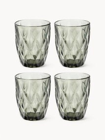 Tumblers Colorado met getextureerd patroon, 4-delig